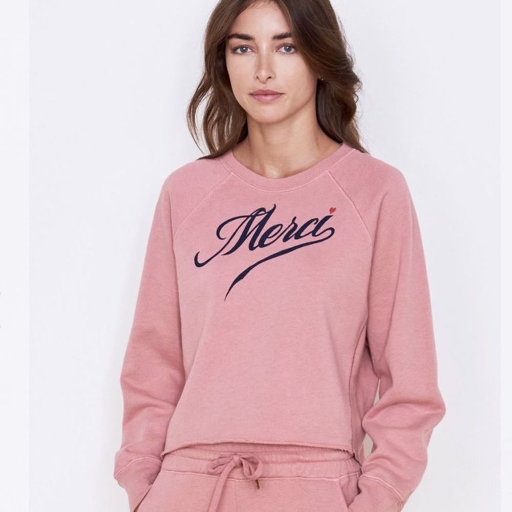 Sundry Merci Cutoff Sweatshirt